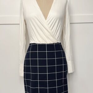 Bailey 44 Blue Knee-Length Pencil Dress Work